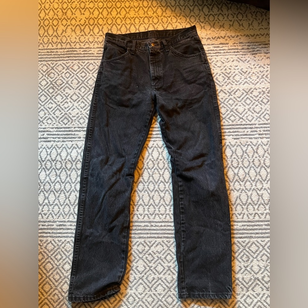 Vintage Rustler black jeans size 31x32
